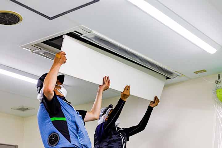 業務用エアコンの種類｜メリット・工事難易度・おすすめの業種・設置場所