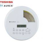 東芝 CDプレーヤー オーディオ 便利な語学学習機能  ホワイト 【メーカー直送品】【代引・日祝配送・時間指定 不可】 ≪AX-CP10-W≫