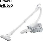 日立 紙パック式クリーナー かるパック 掃除機 紙パック式 1.3L  ライトグレー ≪CV-KV70P(H)≫