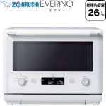 EVERINO エブリノ 象印 電気オーブンレンジ 電源：AC100V（50/60Hz） 26L 消費電力：レンジ1420W 「芯までレジグリ」 ホワイト 【送料無料】≪ES-GY26-WA≫
