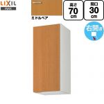 LIXIL セクショナルキッチン GSシリーズ 吊戸棚 ウォールキャビネット 間口：30cm  ミドルペア 【直送 代引・土日祝配送・時間指定 不可】 ≪GSM-AM-30Z≫
