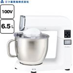 三つ星貿易 Excellence ミキサー・ブレンダー 業務用 スタンドミキサー 容器容量：6.5L  ホワイト ≪MA-6500SM-W≫