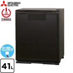 三菱 グラン・ペルチェ ペルチェ式電子冷蔵庫（業務用） 冷蔵庫 片開き 右開き 41L  ダークブラウン 扉：木目調 【特別配送】【設置・リサイクル希望の場合は代引不可】 ≪RD-404-M≫