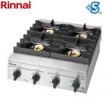 リンナイ 業務用ガスコンロ スタンダードタイプ 業務用厨房機器 品名コード：51-6632  ガス用ゴム管別売 【プロパンガス】 【業務用機器】 ≪RSB-410SV-LPG≫