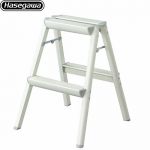 長谷川工業 はしご・脚立 踏台 SE 2段 最大使用質量：100kg  シルバー 【直送 代引・時間指定 不可】 ≪SE-6a≫