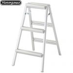 長谷川工業 はしご・脚立 踏台 SE 3段 最大使用質量：100kg  シルバー 【直送 代引・時間指定 不可】 ≪SE-8a≫