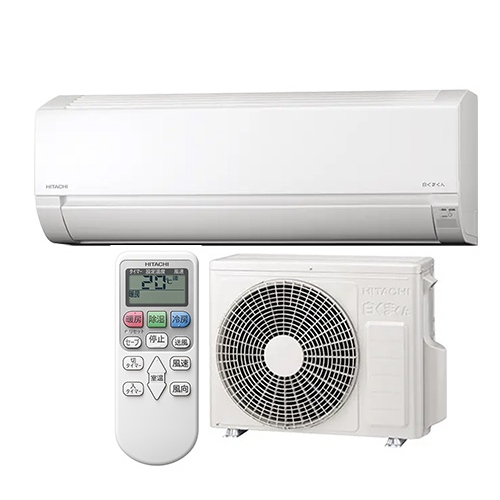 日立　白くまくん　2025年製　6畳程　HITACHI RAC-AJ2225S エアコン 6畳用 日立 2.2kW 白くまくん AJシリーズ 2025年モデル