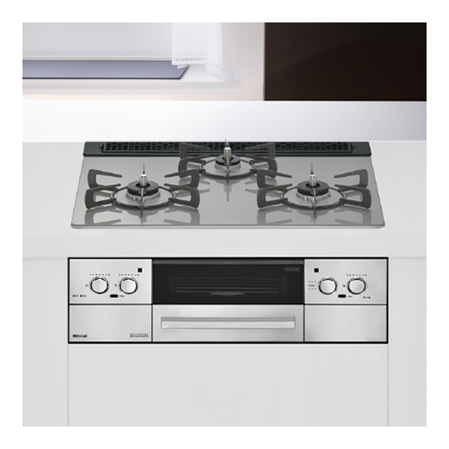 リンナイ RHS31W33L25RGSTW-13A | ビルトインガスコンロ | 住の森