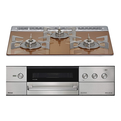 リンナイ RHS31W38M12RNSTW-13A | ビルトインガスコンロ | 住の森