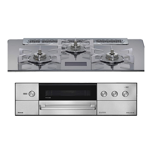 RHS71W30E14RASTW-LPG リンナイ DELICIAデリシア 3V乾電池タイプ ビルトインコンロ 幅75cm アローズホワイト ⊥ﾘﾝﾅｲ RHS71W30E14RASTW LPG (52-5689) : DELICIA|75cm