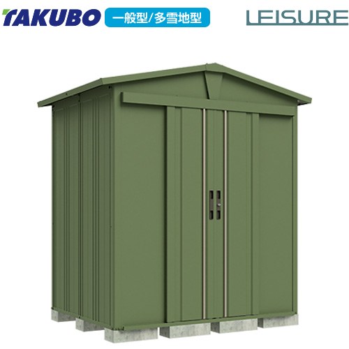タクボ ガーデニング物置 リジュー 物置 背面棚（別売） 三角屋根仕様  ガーデングリーン 【大型重量品につき特別配送】【代引不可】 ≪LSN-1815-GN≫