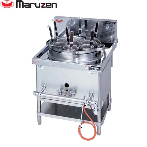 マルゼン 外管式標準型中華レンジ MRSシリーズ 業務用厨房機器 1口レンジ 釜配置：ゆで麺  【メーカー直送品】【代引・土日祝配送・時間指定 不可】【プロパンガス】 ≪MRS-171E-LPG≫