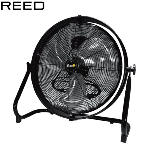 REED REED 扇風機・サーキュレーター 50cmフロアファン 工業用扇風機  ブラック ≪RD-YF501G-BK≫