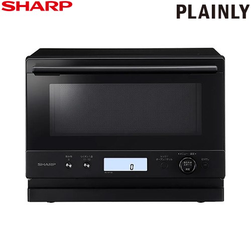 シャープ オーブンレンジ PLAINLY オーブンレンジ 18L（1段調理）  ブラック ≪RE-WF186-B≫