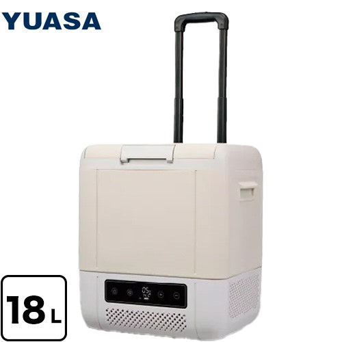 ユアサプライムス どこでも冷凍・冷蔵庫 キャスター付きタイプ 冷蔵庫 コンプレッサー式 約18L  ≪YRE-E18G-H≫